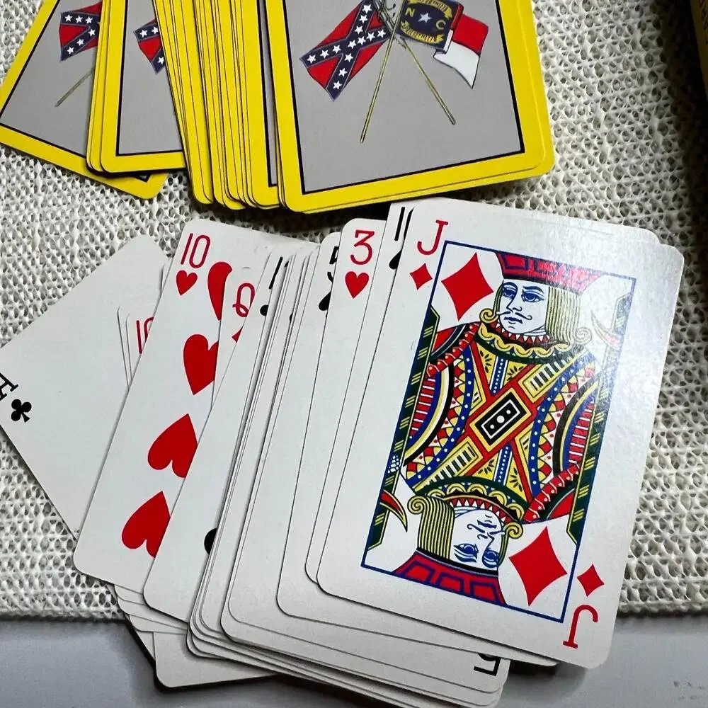 Vintage‎ North Carolina Souvenir Playing Cards Deck 54 Plastic Coated Cards